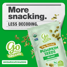 Go Raw Organic Dry Roasted Pumpkin Seeds with Sea Salt, 20 oz. (PACK OF 3 )