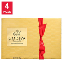 Godiva Goldmark Assorted Chocolate Gift Box, 4 Pack, 108 Total Pieces