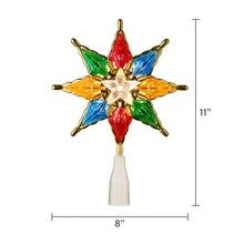 Gold-Trim Star LED Christmas Tree Topper, 8", by Holiday Time