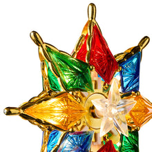 Gold-Trim Star LED Christmas Tree Topper, 8", by Holiday Time