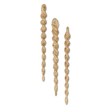 Gold Glitter Icicle Christmas Ornaments, 5.3", 24 Count, by Holiday Time