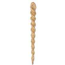 Gold Glitter Icicle Christmas Ornaments, 5.3", 24 Count, by Holiday Time
