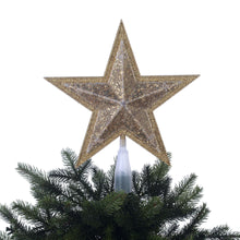 Gold Star LED Christmas Tree Topper, 10.75", by Holiday Time