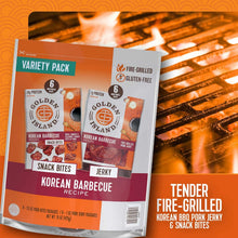 Golden Island Korean Barbecue Pork Jerky and Snack Bites, 1.50 oz., 12 pk.
