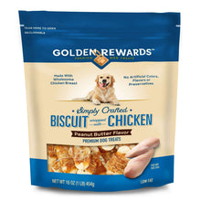 GoldenRewardsPeanutButterFlavorBiscuitWrappedwithChickenDryTrainingTreatsforAllDogs-16oz-_1 - Brands For Less USA