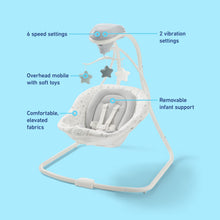 Graco Simple Sway Baby Swing, Blythe White