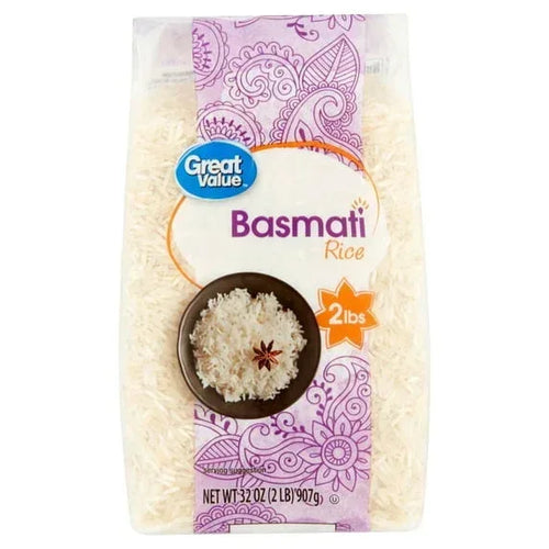 Great Value Basmati Rice, 2 lb– Brands For Less USA