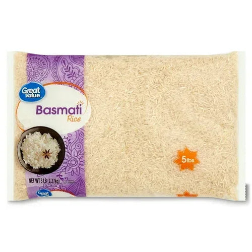 Great Value Basmati Rice, 5 lb– Brands For Less USA