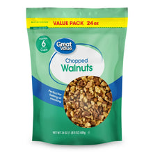 Great Value Chopped Walnuts, 24 oz - Brands For Less USA