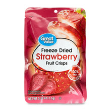 Great Value Freeze Dried Strawberry Fruit Crisps, 0.26 oz, 6 Count - Brands For Less USA