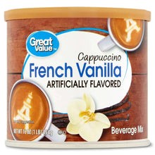 Great-Value-French-Vanilla-Cappuccino-Coffee-House-Beverage-Liquid-Drink-Mix-16-oz-Canister-c7d4_5917_1 - Brands For Less USA