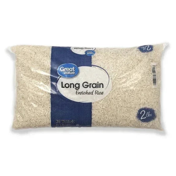 Great Value Long Grain Enriched Rice, 32 oz– Brands For Less USA