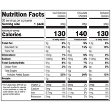 Great Value Mini Alphabet, Chippers & Oatmeal Cookies Variety Pack, 1 oz, 30 Snack Packs - Brands For Less USA