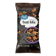 Great Value Omega-3 Trail Mix, 1.5 oz, 8 Count - Brands For Less USA