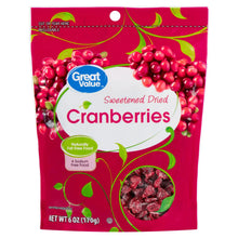 Great-Value-Sweetened-Dried-Cranberries-6-oz_476f5e66-2b1e-4fc6-9d50-224466ccff10.257edc41f26840d80c445e891317f82f - Brands For Less USA