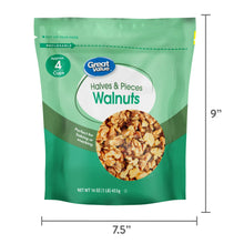 Great Value Walnuts Halves & Pieces, 16 oz - Brands For Less USA