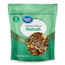 Great Value Walnuts Halves & Pieces, 8 oz - Brands For Less USA
