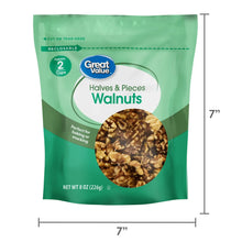 Great Value Walnuts Halves & Pieces, 8 oz - Brands For Less USA