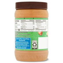 Great Value No Stir Creamy Natural Peanut Butter Spread, 40 oz