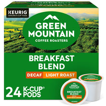 Green Mountain Coffee Roasters, Decaf Breakfast Blend Light Roast K-Cup Coffee Pods, 24 Count - Brands For Less USA