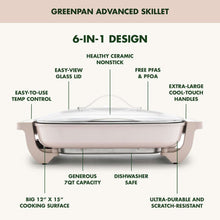GreenPan Advanced 7-Quart Electric Ceramic Nonstick Skillet