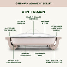 GreenPan Advanced 7-Quart Electric Ceramic Nonstick Skillet