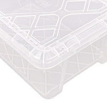 Greenmade InstaView 13 Quart Clear Plastic Stackable Storage Bins, 8-pack