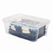 Greenmade InstaView 13 Quart Clear Plastic Stackable Storage Bins, 8-pack
