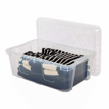 Greenmade InstaView 13 Quart Clear Plastic Stackable Storage Bins, 8-pack