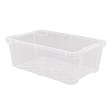 Greenmade InstaView 13 Quart Clear Plastic Stackable Storage Bins, 8-pack