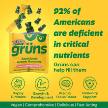 Gruns Kids Organic Superfood Greens Multivitamin Gummies, 25 ct.