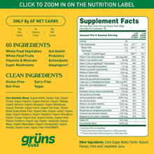 Gruns Kids Organic Superfood Greens Multivitamin Gummies, 25 ct.