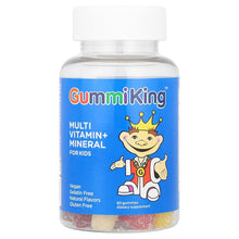 GummiKing_MultiVitamin_MineralGummiesforKids_Strawberry_Orange_Lemon_Grape_CherryandGrapefruit_60 - Brands For Less USA