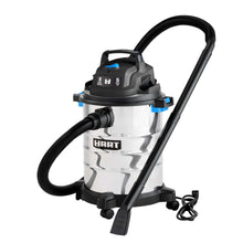 Hart 6 gallon 5 peak HP stainless steel wet/dry vacuum with bonus car cleaning kit, new