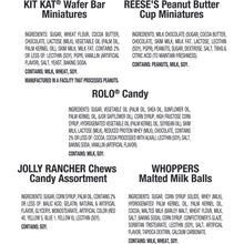 HERSHEY'S Halloween Miniatures Chocolate & Sweets Candy, Variety Pack, 365 pcs.