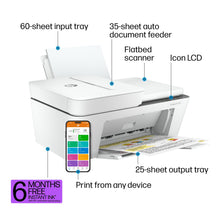 HP DeskJet 4258e Wireless All-in-One Inkjet Printer, 6 Months Instant Ink with HP+