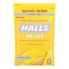 HallsSugar-FreeHoneyLemonCoughSuppressantDrops_180ct. - Brands For Less USA