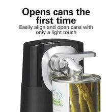 Hamilton Beach 76611FG FlexCut Electric Can Opener, Cordless & Rechargeable, Black with Chrome Accents - Brands For Less USA
