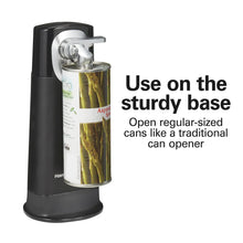 Hamilton Beach 76611FG FlexCut Electric Can Opener, Cordless & Rechargeable, Black with Chrome Accents - Brands For Less USA