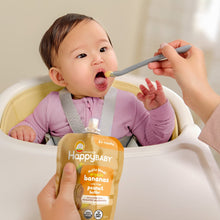 Happy Baby Nutty Blends, Stage 2 Organic Baby Food, Bananas & Almond Butter, 3 oz. Pouch