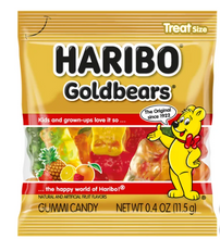 Haribo Goldbears Gummi Candy, Mini Bags, 0.4 oz, 125-count