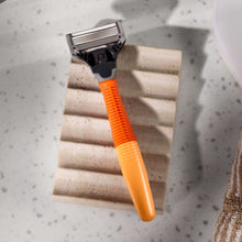 Harry's Men's 5-Blade Shaving Razor with 5 Refill Cartridges, Ember Orange