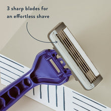 Harry's Men's 3-Blade Disposable Razors, Multi-Color Variety Pack, 4 Count