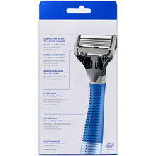 Harry's Shaving Razor for Men with 2 Razor Blade Refill Cartridges, Glacier Blue