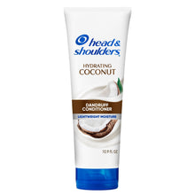 Head and Shoulders Coconut Dandruff Conditioner, Hydrating, Lightweight Moisture, Color Safe, 10.9 fl oz (PACK OF 3 )