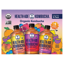 Health-Ade Organic Fruity Fusion Kombucha Variety Pack, 16 fl oz, 6-count