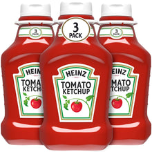Ketchup de tomate original Heinz, 44 oz., paquete de 3.