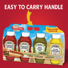Condimentos Heinz Picnic Pack, paquete de 4 unidades.