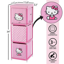 Hello Kitty Kids' Storage Tower, Pink - Brands For Less USA