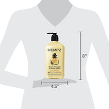 Hempz Body Lotion for Dry Skin, Hydrating Sweet Pineapple & Honey Melon, 17 fl oz